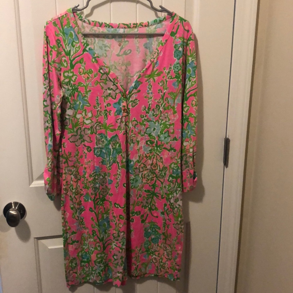 Lilly Pulitzer T Shirt Dress - M Medium